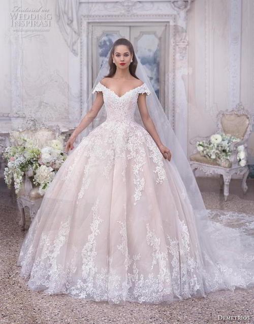 (via Platinum by Demetrios 2019 Wedding Dresses | Wedding...