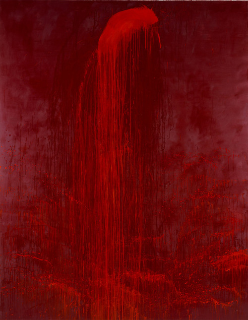 contemporary-art-blog - Pat Steir, Outer Lhamo Waterfall, 1992...