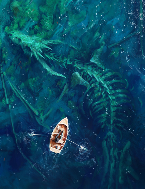 fishwrites - cinemagorgeous - Dragon Bones by artist Stefan...