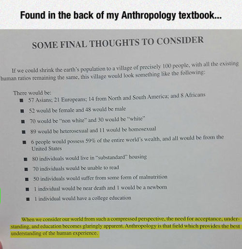 srsfunny:Found In The Back Of An Anthropology Textbook