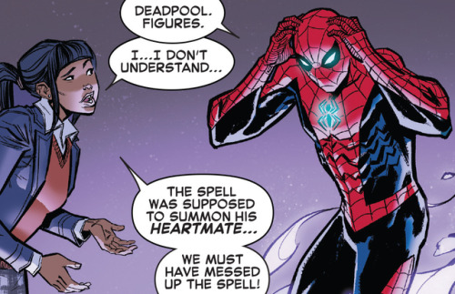 funnypages - Deadpool and Spiderman - Heartmates.