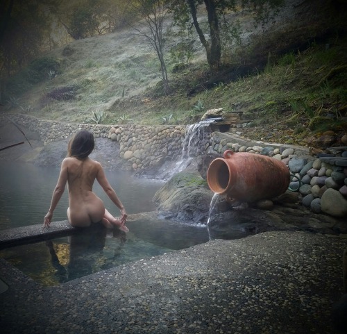 wonderhussy - Soaking on a winter’s day at Orr Hot Springs in...