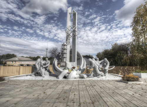 enrique262 - Monument to the firefighters of Chernobyl in Kiev,...