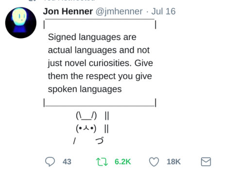 allthingslinguistic - Linguistics takes on the Sign Bunny meme. 