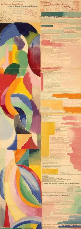 gorsejournal - Sonia Delaunay & Blaise Cendrars’ Prose of...
