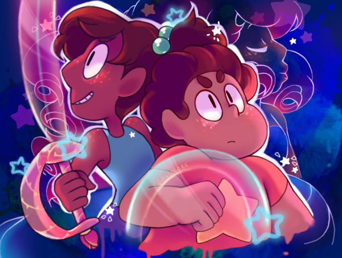 This one’s a thing I made for @steven-universe-reborn, aah sorry it’s not a perfect size but hopefully it works, it was fun to make! :D