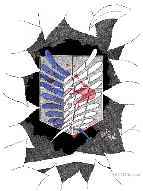 ectmills - Completed the set of Attack on Titan Insignia.  I’m...
