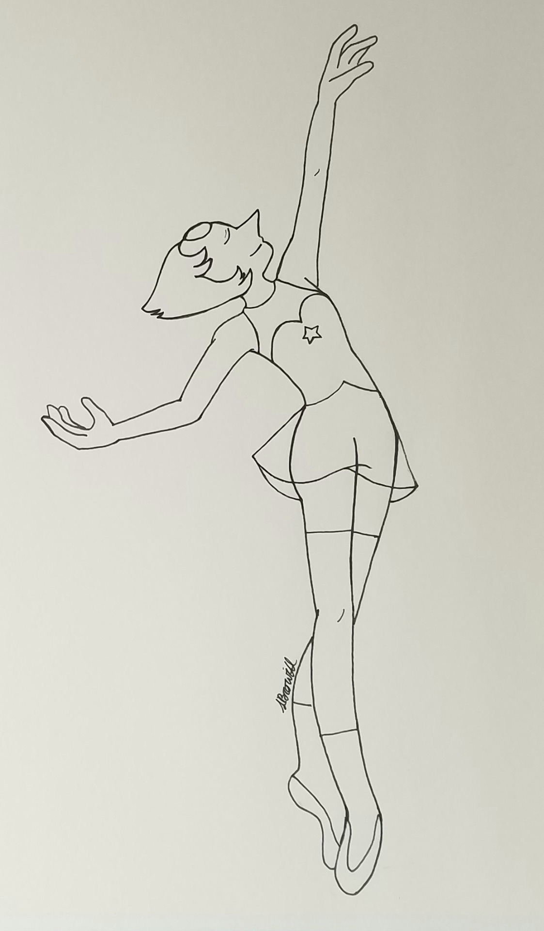 Day 17’s prompt was “graceful”, so who better to draw than everyone’s favorite bird mom? (On a side note, I used a picture of a real ballerina for reference, and holy cow ballet is impressive!)