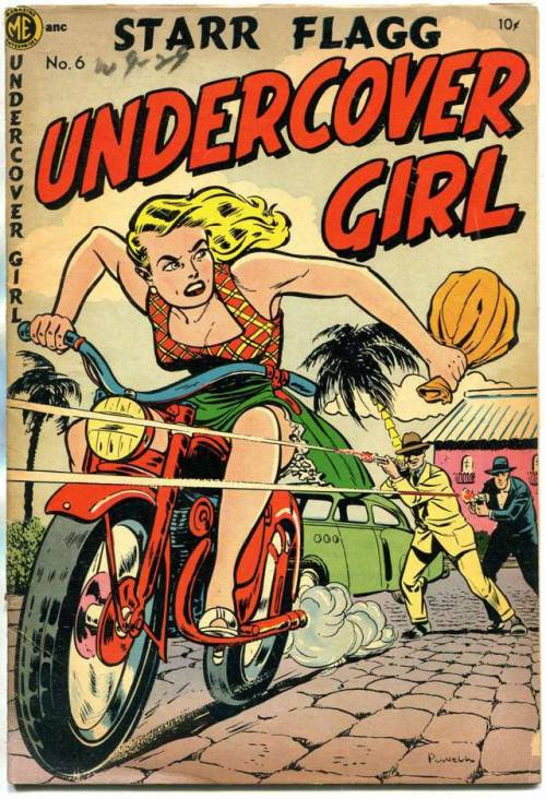 inky-curves - Undercover Girl #6 1953 Bob PowellRead the whole...