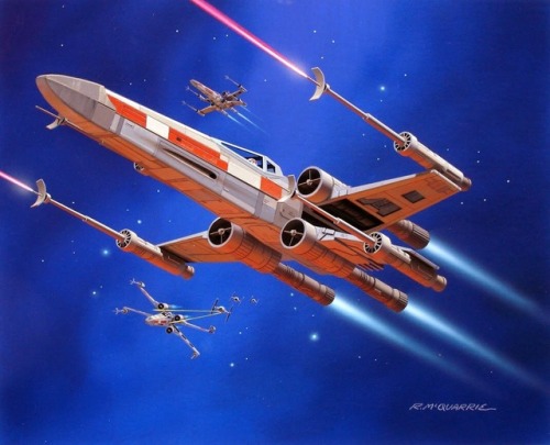 talesfromweirdland - Colorful Ralph McQuarrie art for Star Wars...