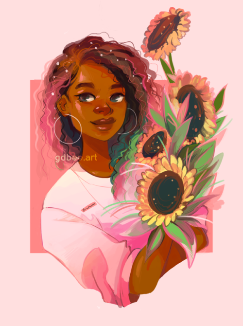 prinnay:Pink sunflower