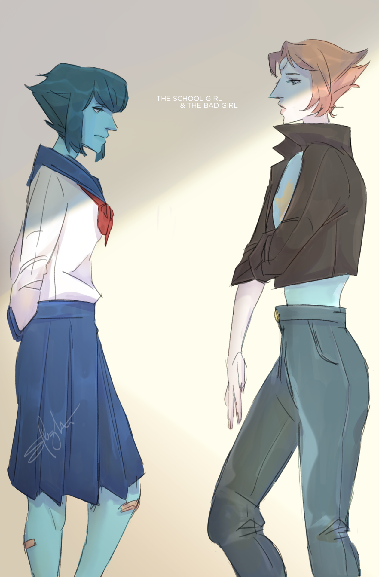 Pearl and Lapis ~Yay!