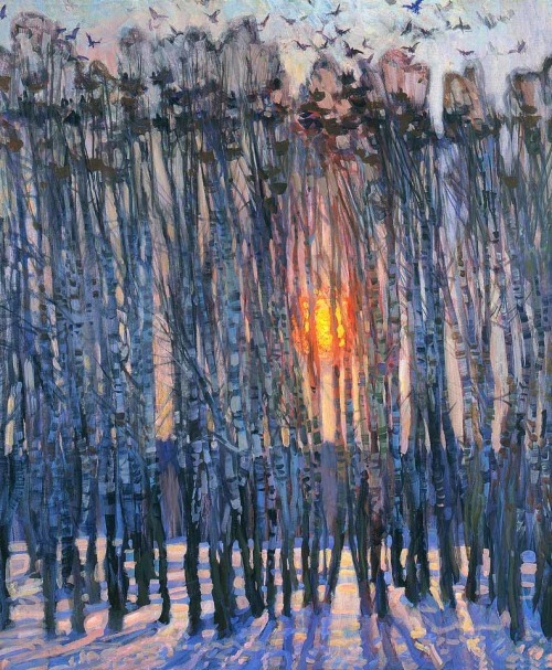 the-night-picture-collector - Mikhail Georgievich Abakumov (1948 -...