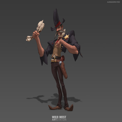 thecollectibles - Wild West - Character Design byAlessandro...
