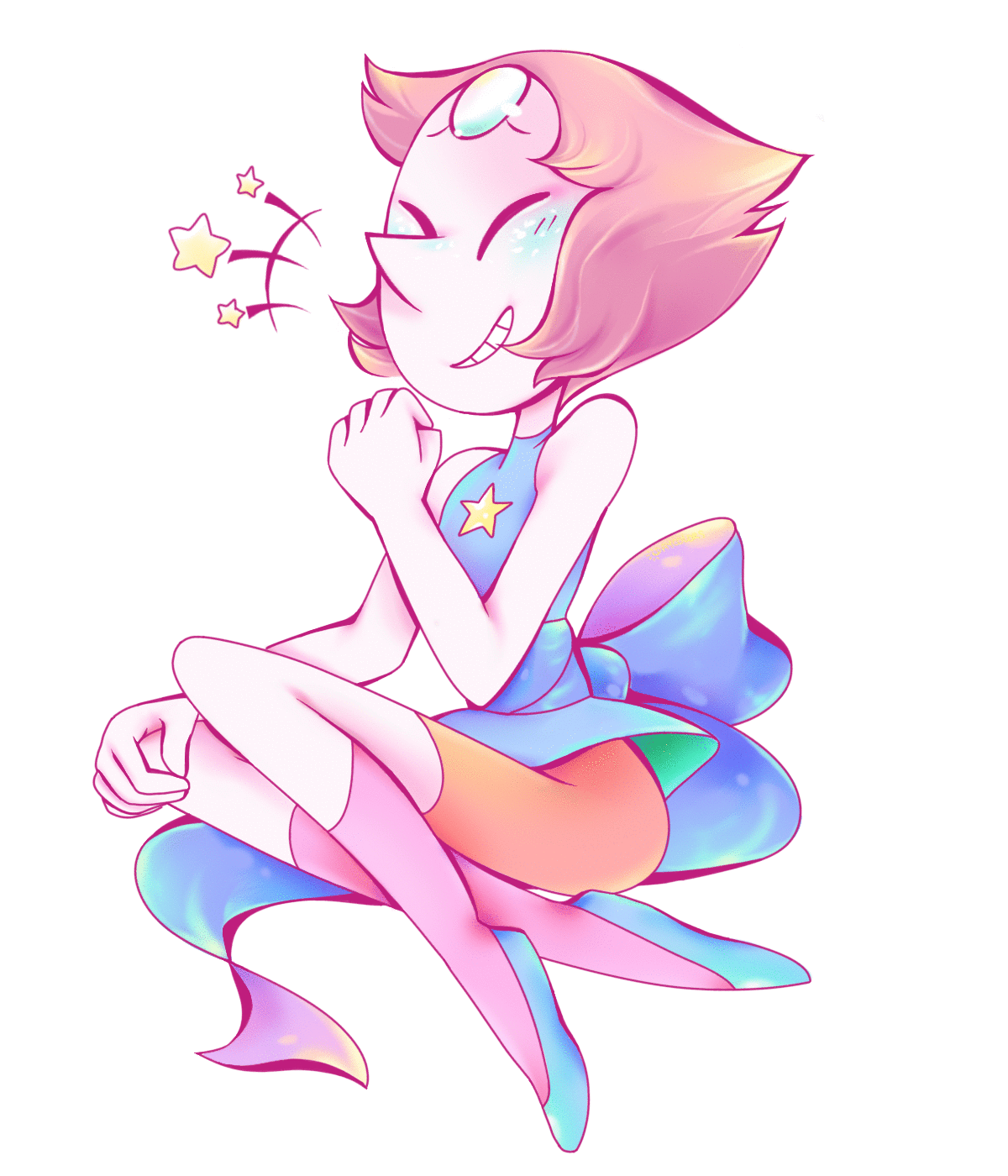 Still working with my tablet brushes but I really like making gifs with it, please accept this pearl, who is also transparent!!
