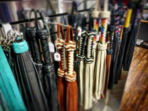 adrenalizeleather - An assortment of floggers currently...