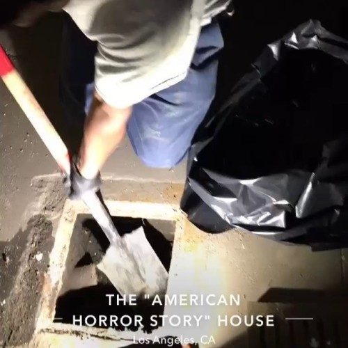 The #americanhorrorstory #house getting some #plumbing work...