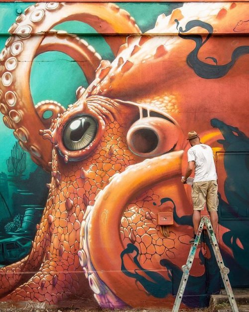 steampunktendencies - Mural by kaloufPhoto By @ozlight