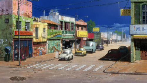 anime-backgrounds - Michiko to Hatchin. Produced by studio...