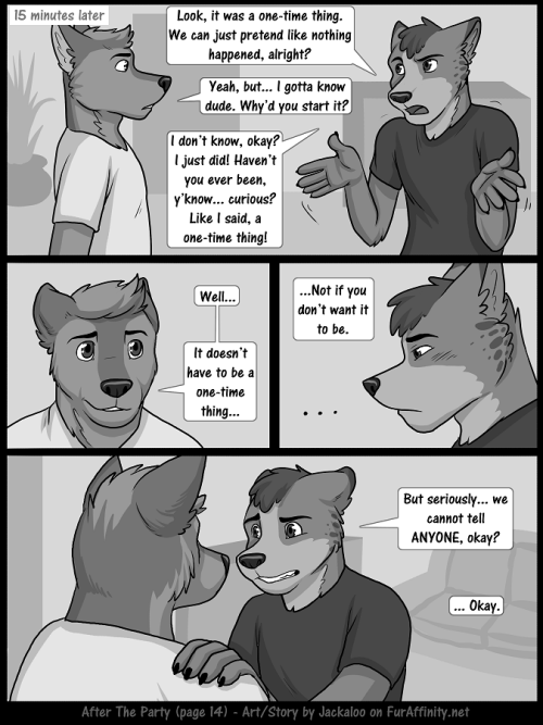 theyiffparadisebr:“After the Party” comic by Jackaloo Part 02