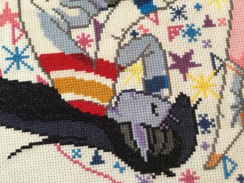 littlegaywitch - My finished cross stitch project! I contacted...