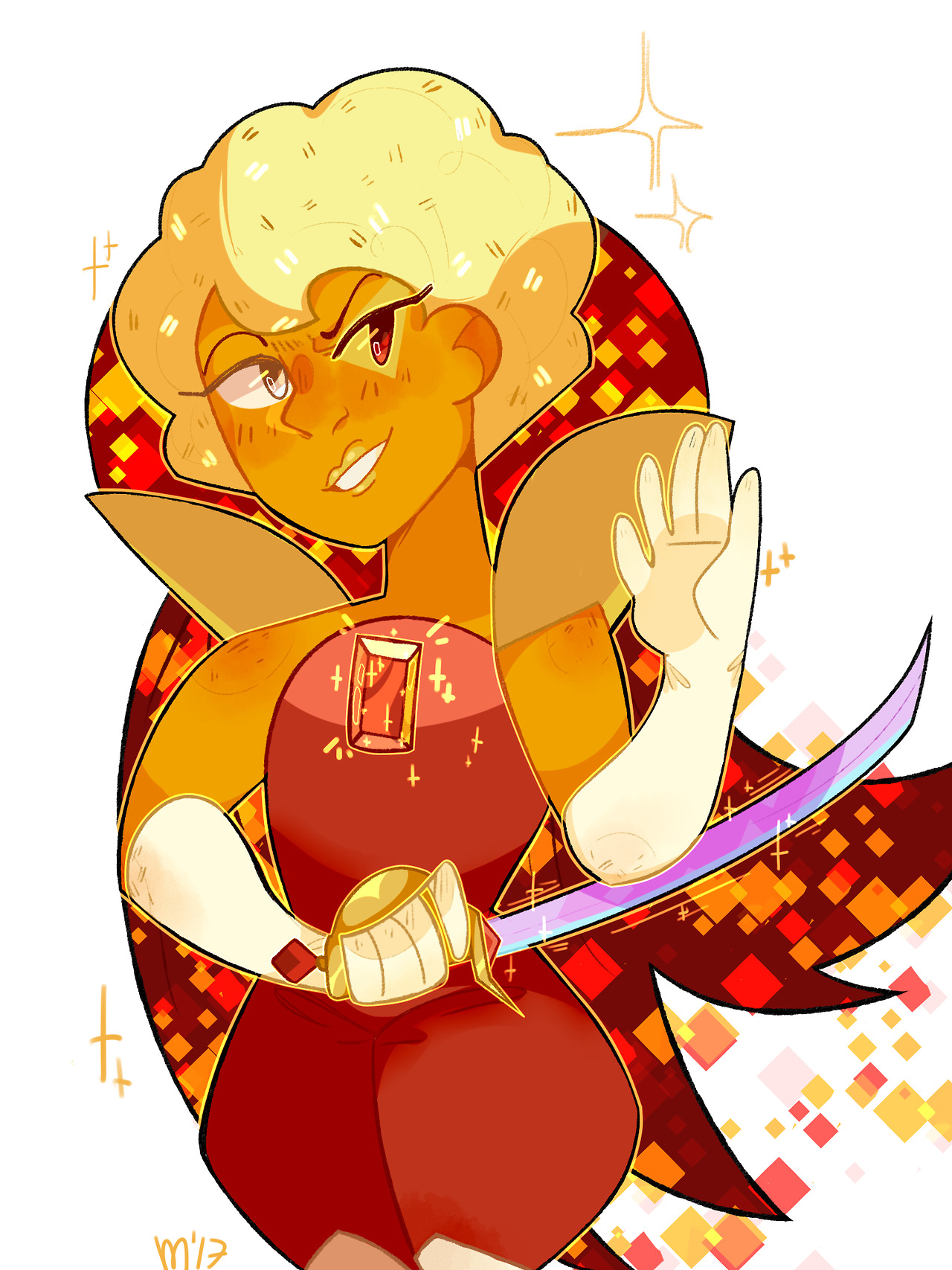 hessonite looks really cool,,,,, i actually really proud of this art.. it’s like so bright and sunny