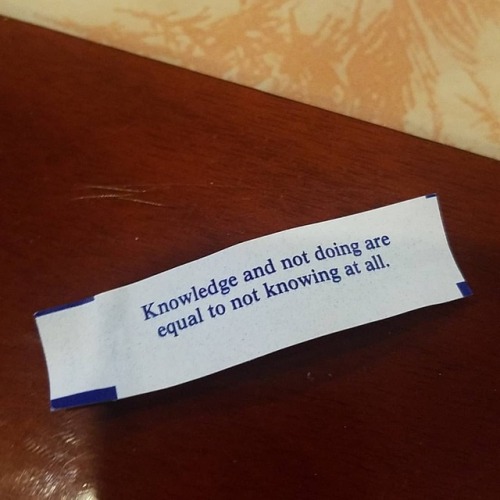 This is pretty poignant right here #fortunecookie
