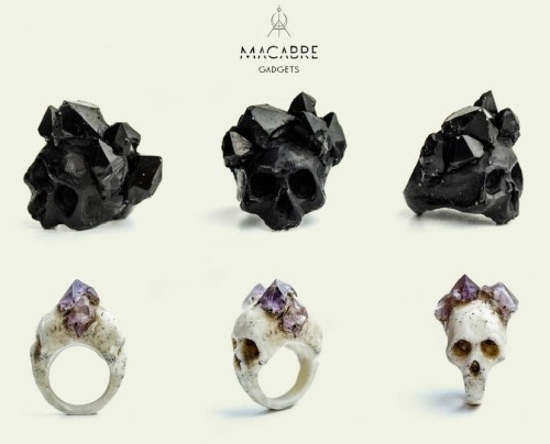 Macabre Gadgets - Rings made of industrial materials and...