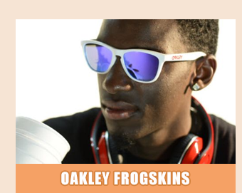 OAKLEY FROGSKINS: Inspired by Oakley Frogskins, the capsule  coll-ection offers essential casual style that is comfortable for every day  wear.