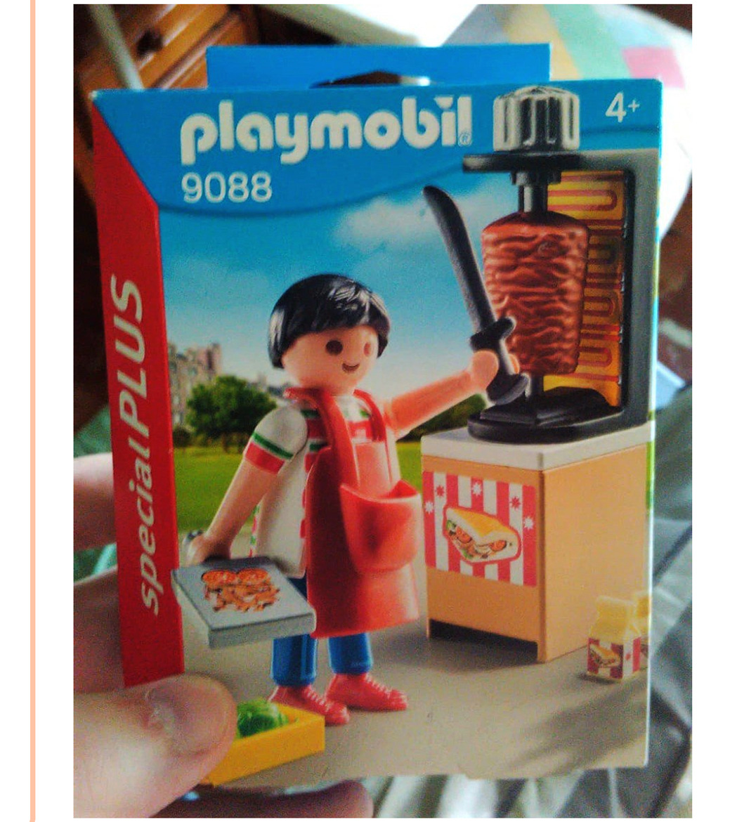 Playmobil vendedor de Kebab Atopísimo