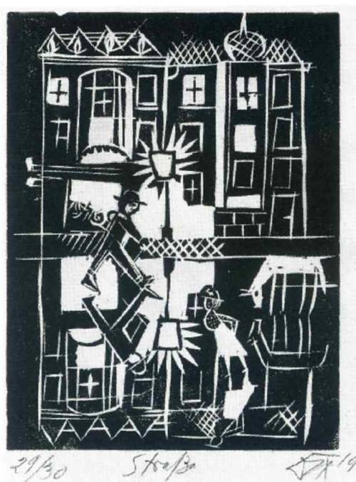 expressionism-art - Street (Strasse) from the portfolio Nine...