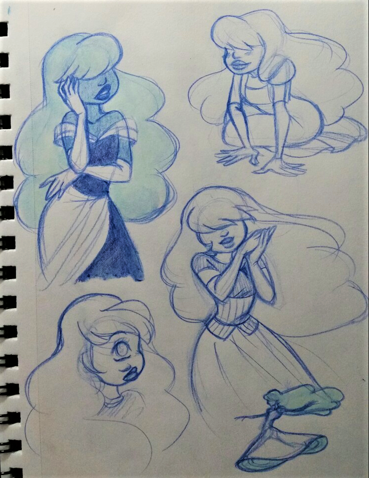 Sapphire from Steven Universe.