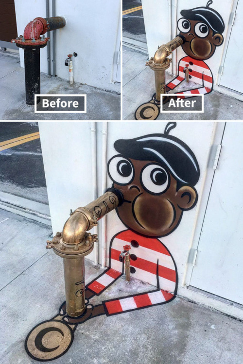 pr1nceshawn - Street Art - Before & After.So cool!
