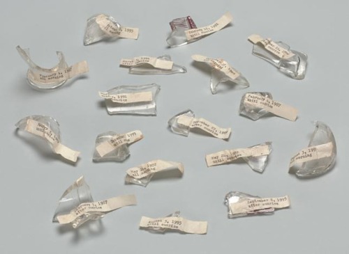 arterialtrees - Yoko Ono. Morning Piece. 1964. Glass, paper, ink,...