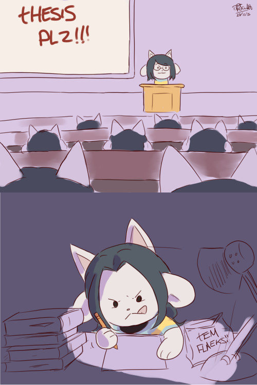 bloodinner - Temmie has a degree in tem(A quick comic I did for...