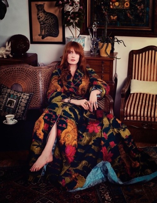 fatmdaily - Florence Welch photographed by David Burton for the...