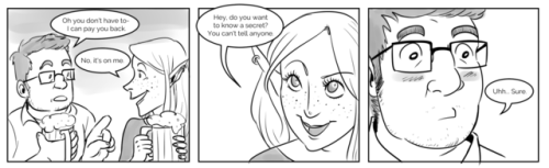 tazdelightful - [ID - A grayscale digital comic featuring Lup and...