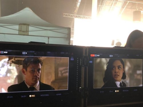 nolanyx - First look of Tessa Thompson and Chris Hemsworth in the...