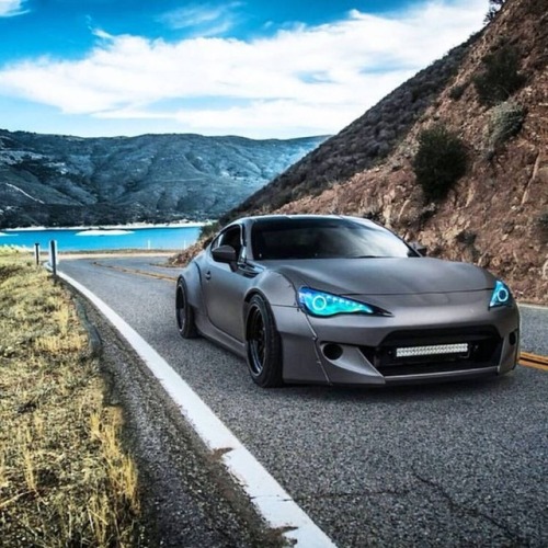 sinister-salvation:BRZ with Rocket Bunny kit and iridescent...