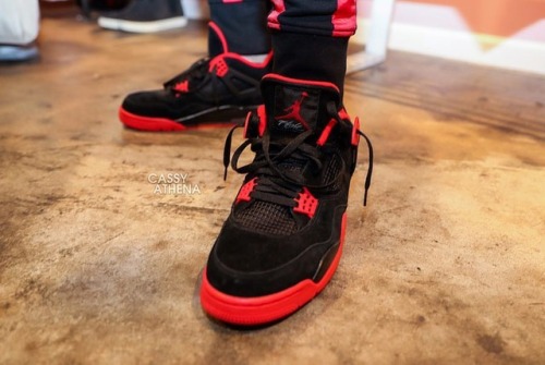 sneakerfilescom:Chris Paul Spotted in Unreleased Air Jordan 4....