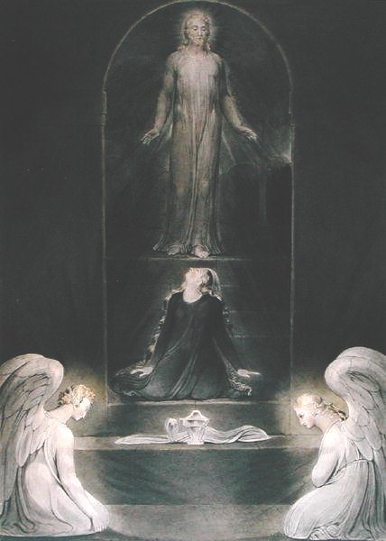 quaintobsessions - William Blake - Mary Magdalene at the Sepulchre