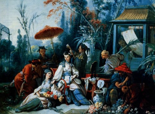 cordisartis:The Chinese Garden c. 1745François Boucher