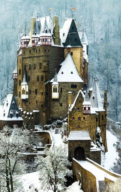 castlesandmanorhouses - Eltz Castle (Burg Eltz), Above the...