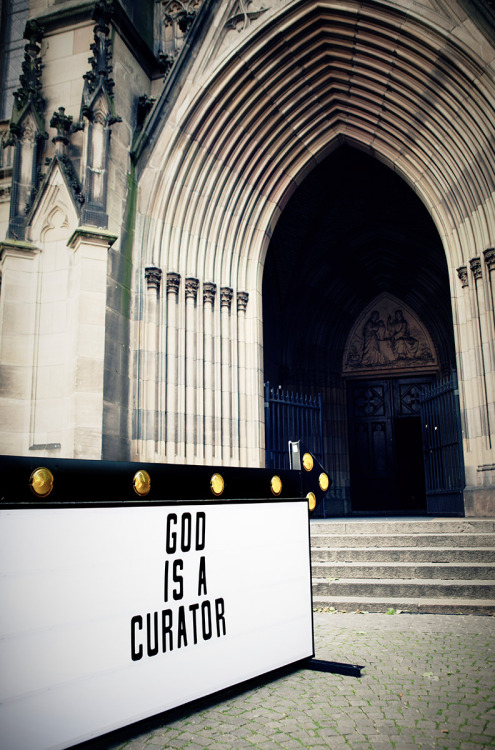 visual-poetry - »god is a curator« by olivia steele