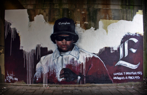 realhiphop23 - Graffiti of Eazy-E in the Netherlands