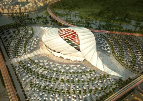 Al Khor wold cup stadium.Stadiums just keep getting more and...