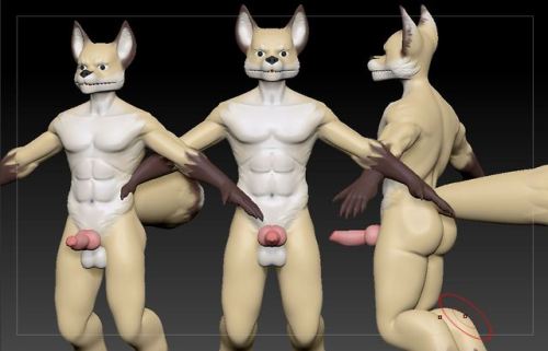 Another boi done. The dick model is from @akkoarcade He gave me...