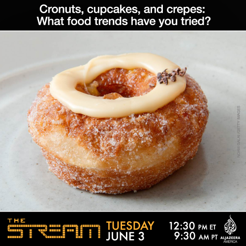 Tomorrow, #AJAMStream is taping a show on food trends - From...
