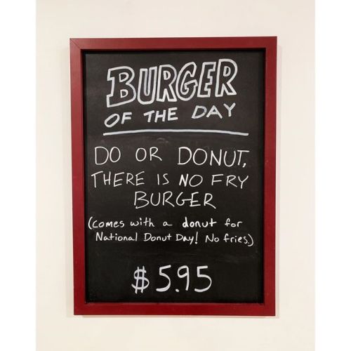 bentoboxent - Burger of the day, in honor of #nationaldonutday!...