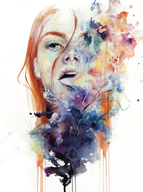 bestof-society6 - ART PRINTS BY AGNES-CECILE this thing called...